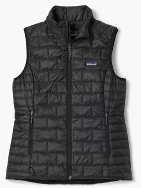 Patagonia Women's Black Nano Puff Insulated Vest Small
